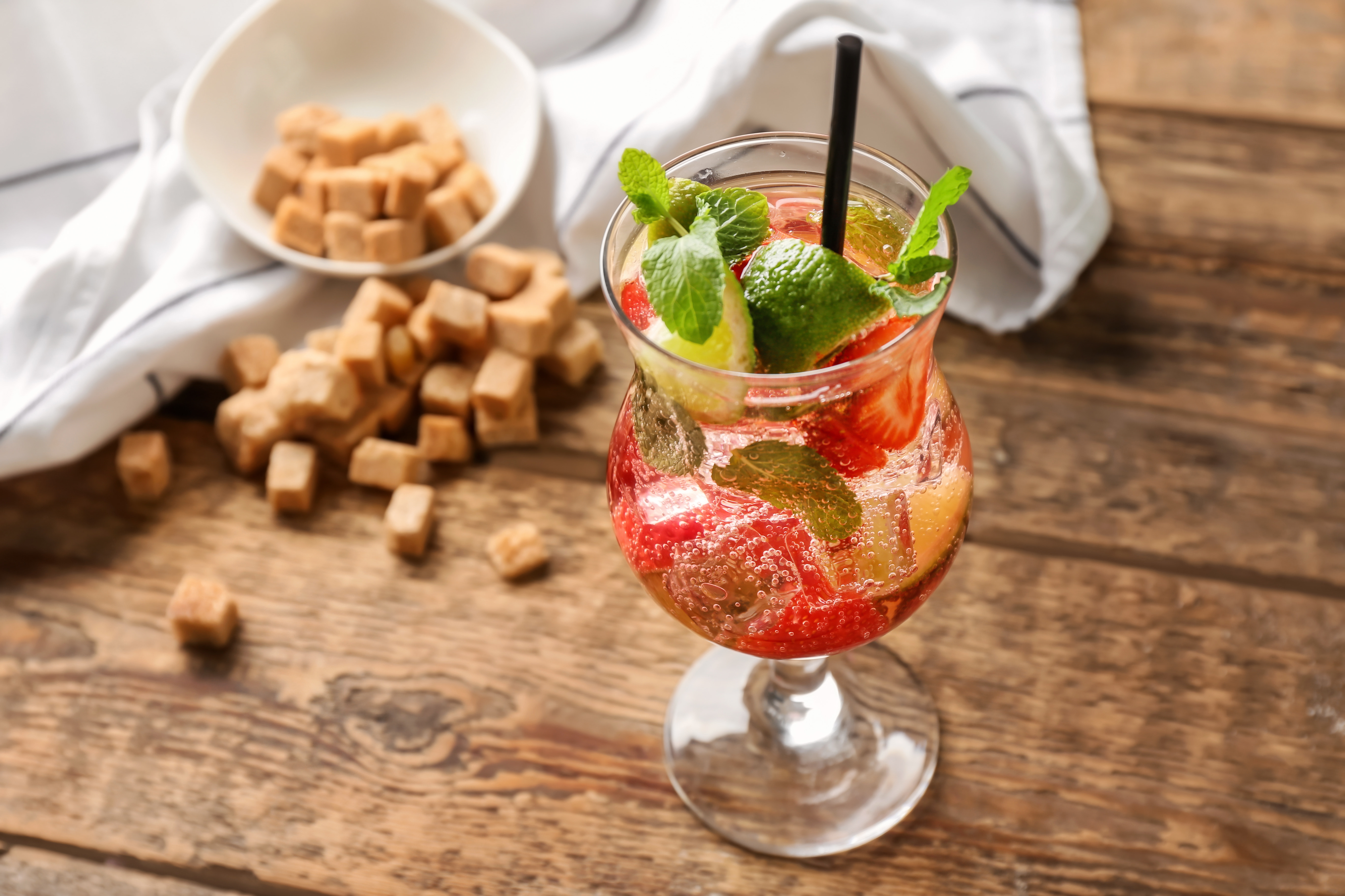 Receta mojito frutilla