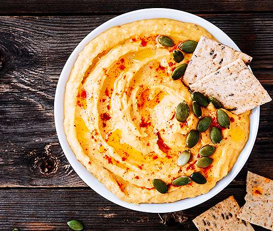 Receta Hummus de Zanahoria
