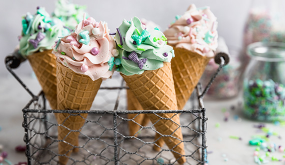 CONOS DE CAKE POP DECORADOS