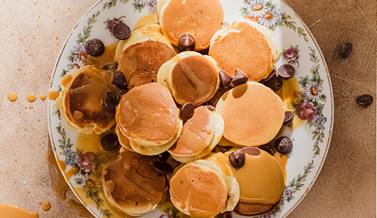 MINI PANCAKES DE PLÁTANO