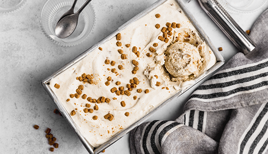 HELADO DE PLÁTANO CON CHUNKS DE MANJAR