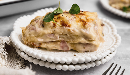 LASAÑA DE CREPES CON CHAMPIÑONES