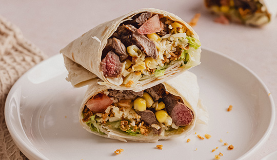 Wrap de Carne y Verduras