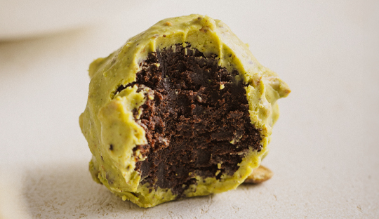 brownie pistacho tipo ferrero