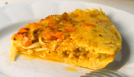 TORTILLA DE TALLARINES