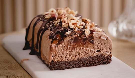 semifreddo de chocolate