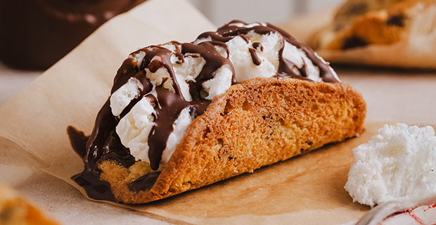 TACOS DULCES O COOKIE TACO