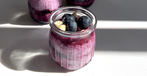 MOUSSE DE ARÁNDANOS