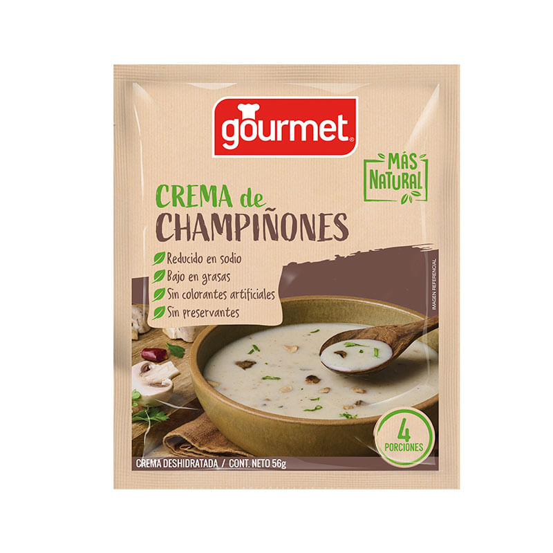 Crema de Champiñones Más Natural