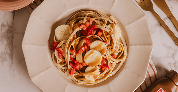 Waffles espagueti