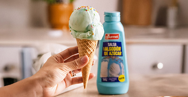 Helado de Algodón de Azúcar