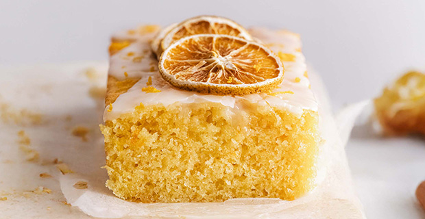 Bizcocho o Queque de Naranja Glaseado