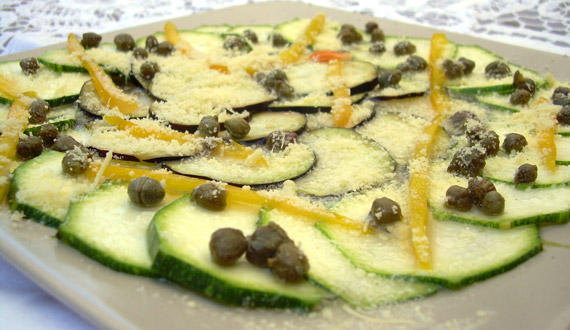 Carpaccio de Verduras Receta