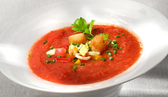 Sopa Fría de Tomates Receta