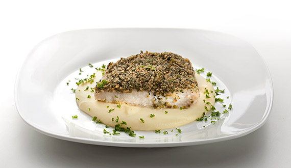 Receta Corvina con Costra de Hierbas | Gourmet