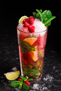 Receta mojito frambuesa