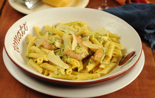 Pasta con Camarones