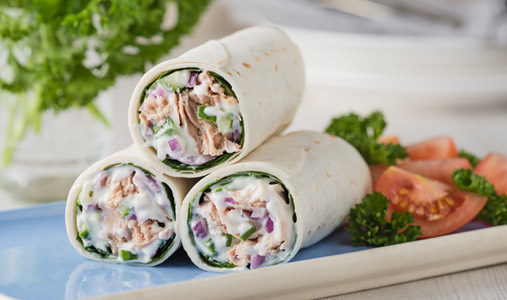 Receta Wrap de Atún