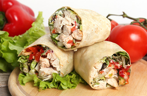 Receta Wrap de Pollo