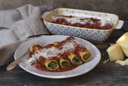 Canelones de Espinaca