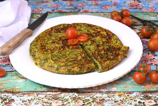 Tortilla de Porotos Verdes