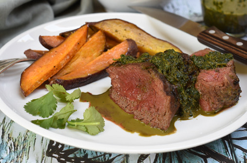 Filete al cilantro