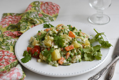 Ensalada rusa receta