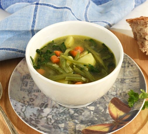 Receta sopa de verduras