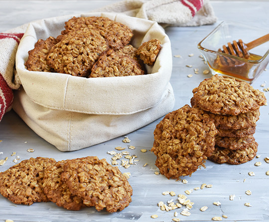 Receta Galletas de Avena y Miel