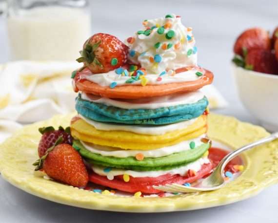 Pancakes de colores