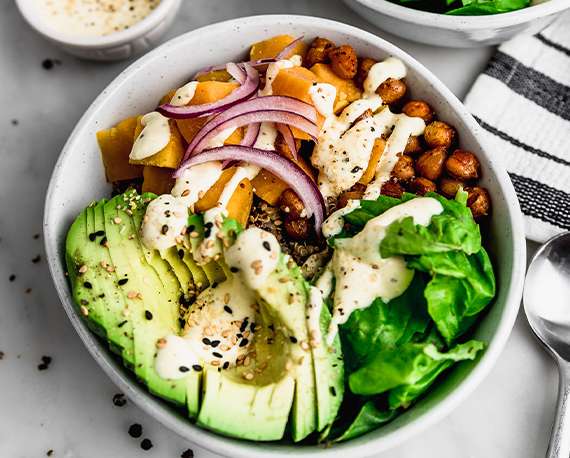 Ensalada de Garbanzos Buddha Bowl