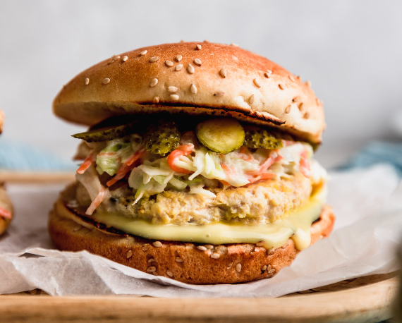 Receta de Hamburguesa de Pollo | Gourmet