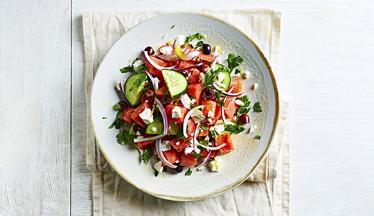 Ensalada Griega de Sandía