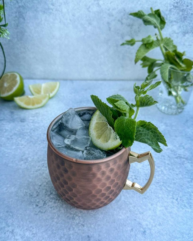 Moscow mule mocktail